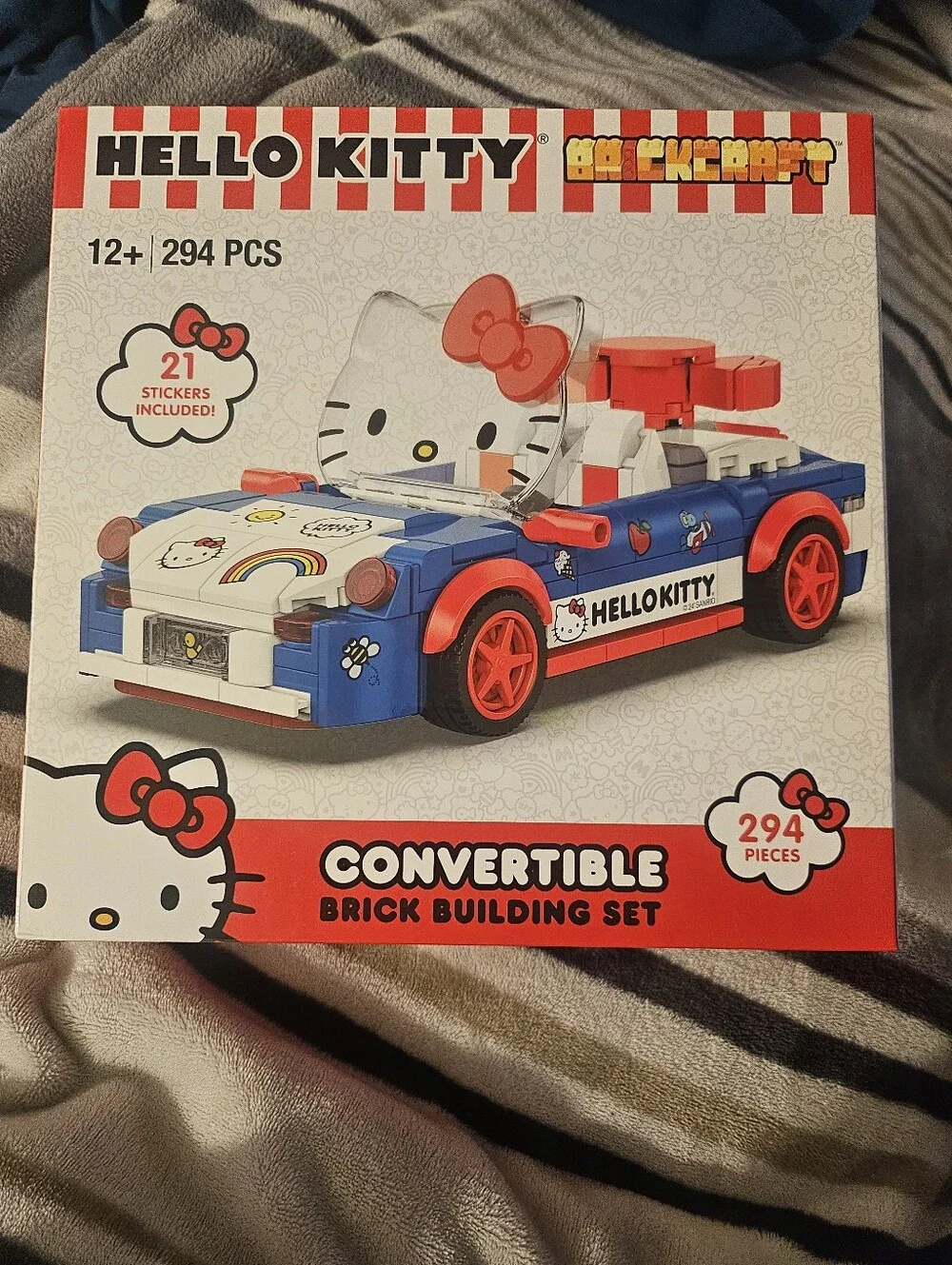 Sanrio Hello Kitty Brickcraft Convertible Building Block Set 294 Pcs